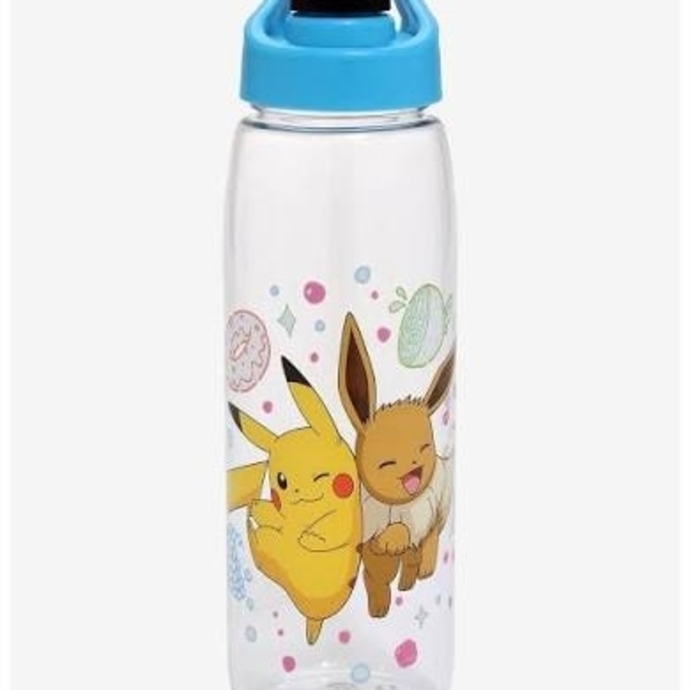 Pokemon Pikachu and Eevee Water Bottle